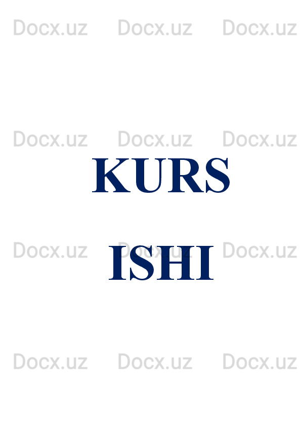 KURS
ISHI 
