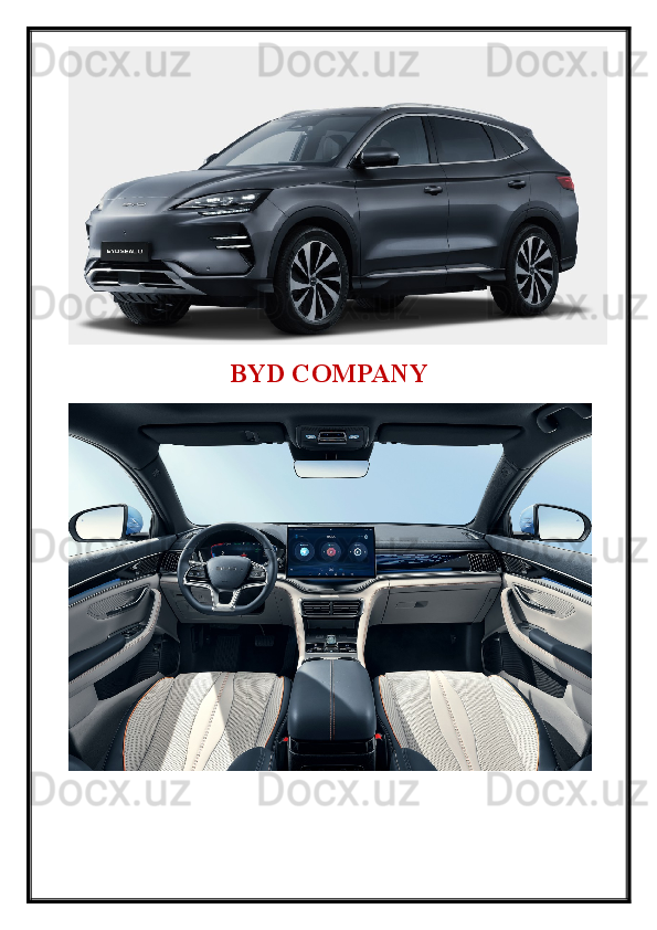 BYD   COMPANY 