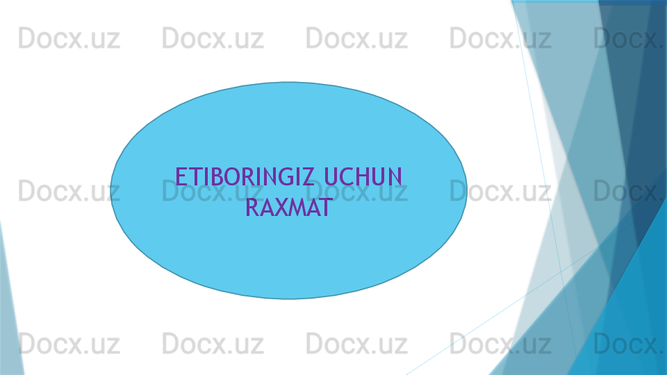 ETIBORINGIZ UCHUN 
RAXMAT                   