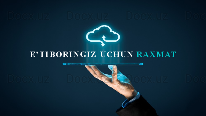 E ’ T I B O R I N G I Z   U C H U N   R A X M AT