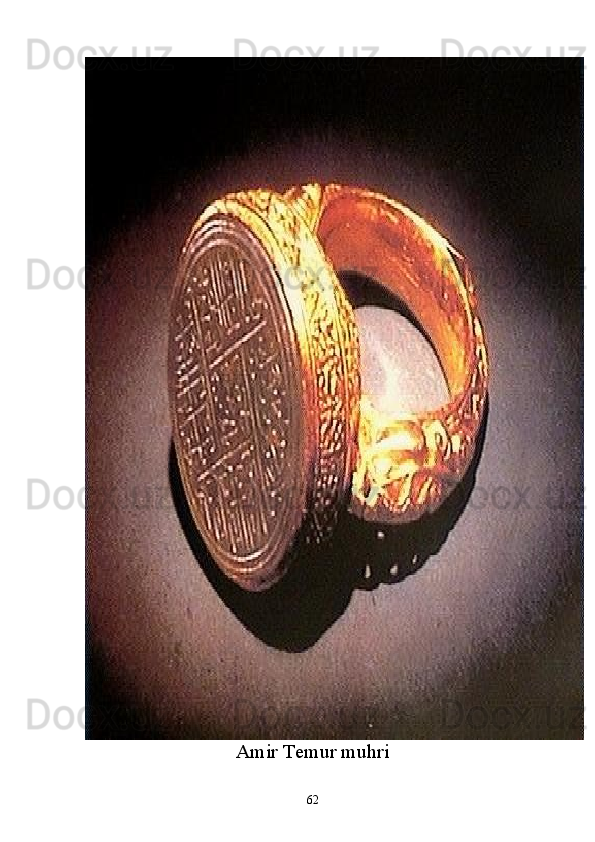 Amir Temur muhri
62 