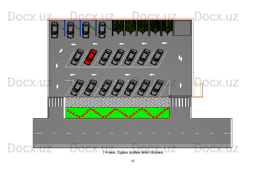 2.4-rasm. Diplom loyihasi detali chizmasi
55 