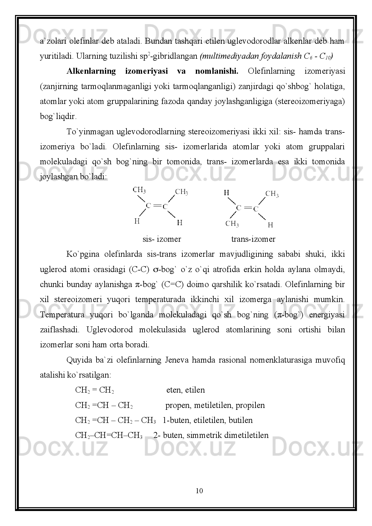 M u n d a r i j a.
Kirish 4
I BOB. ADABIYOTLAR SHARHI.
1.1. Neft tarkibidagi to’yingan alkanlar, ularning uchrashi va olinishi 5
1.2. Alifatik to’yinmagan uglevodorodlar 9
II BOB. TAJRIBA QISMI.Neft tarkibidagi uglevodorodlar
2.1. Neft alkanlari, ularning olinishi va ishlatilishini o’rganish 21
2.2. Neftdagi arenlar va gibrid birikmalar.   aromatik 
uglevodorodlarning manbalari  to’g’risida umumiy ma'lumot 28
III   BOB.  OLINGAN NATIJALAR TAHLILI.
3.1. Neft sikloalkanlari, gaz kondensati quyi fraksiyalaridagi 
sikloalkanlarining xossalari 30
3.2. Neftning azot saqlovchi birikmalari 31
Xulosa 3 4
Foydalanilgan adabiyotlar 3 6
2 