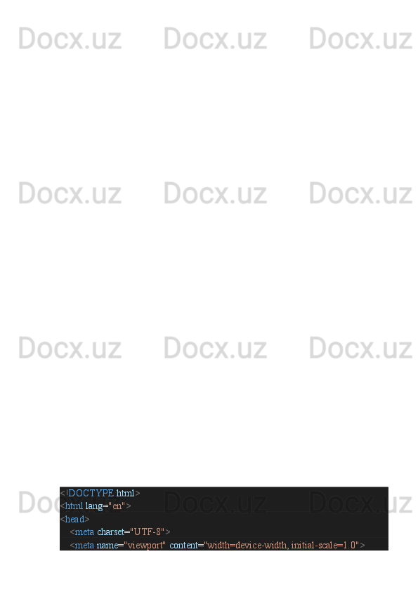 <! DOCTYPE   html >
< html   lang = "en" >
< head >
        < meta   charset = "UTF-8" >
        < meta   name = "viewport"   content = "width=device-width, initial-scale=1.0" > 