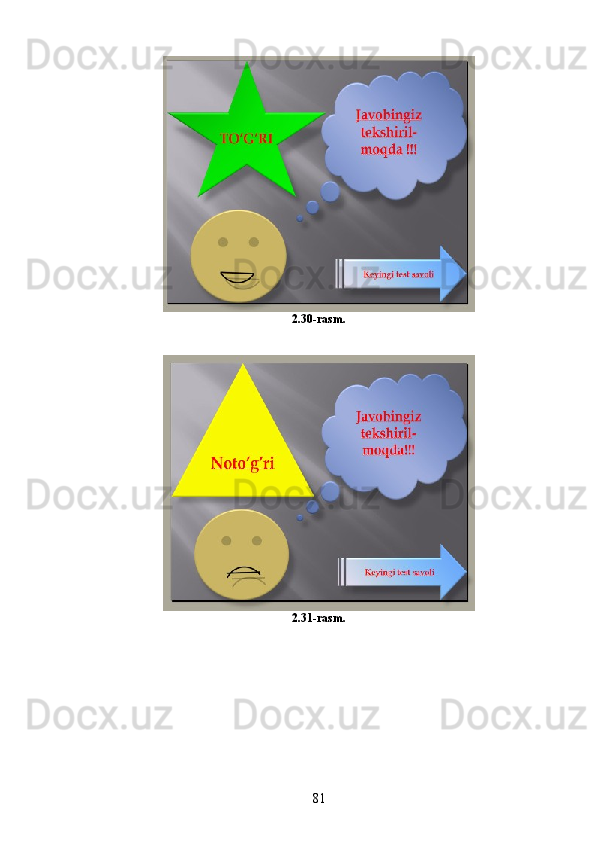 2.30-rasm.
2.31-rasm.
81 