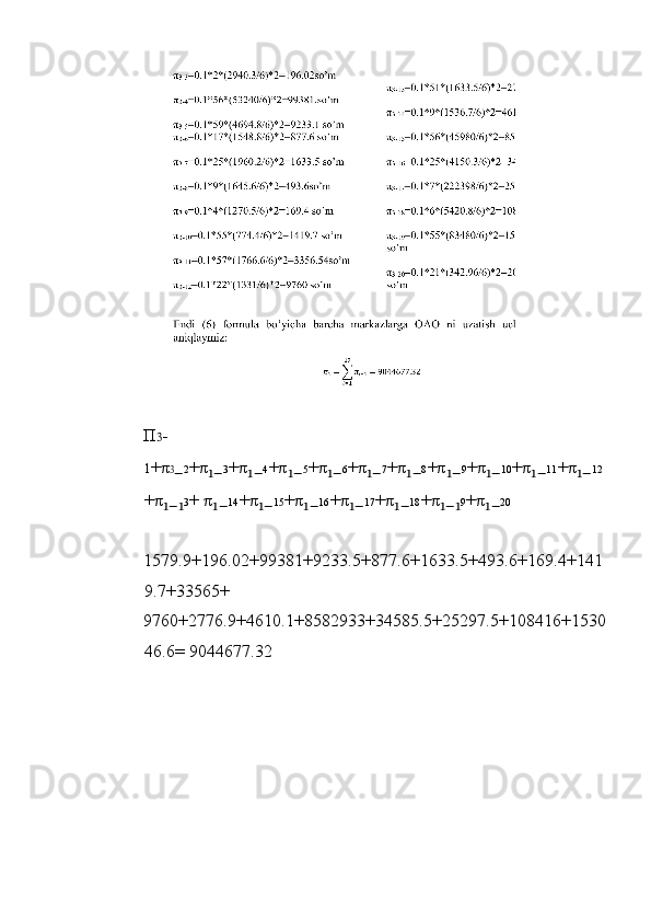  
Π 3 -
1 +π 3 ₋ 2 +π ₁₋ 3 +π ₁₋ 4 +π ₁₋ 5 +π ₁₋ 6 +π ₁₋ 7 +π ₁₋ 8 +π ₁₋ 9 +π ₁₋ 10 +π ₁₋ 11 +π ₁₋ 12
+π ₁₋₁ 3 + π ₁₋ 14 +π ₁₋ 15 +π ₁₋ 16 +π ₁₋ 17 +π ₁₋ 18 +π ₁₋₁ 9 +π ₁₋ 20  
 
1579.9+196.02+99381+9233.5+877.6+1633.5+493.6+169.4+141
9.7+33565+
9760+2776.9+4610.1+8582933+34585.5+25297.5+108416+1530
46.6= 9044677.32
 
 
 
 
 
 
 
 
 
  