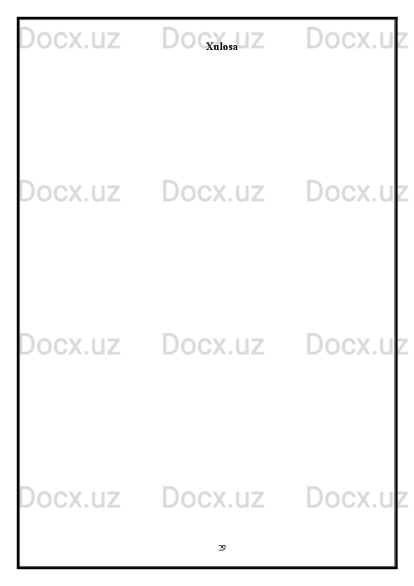 Xulosa
29