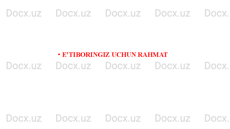 •
E’TIBORINGIZ UCHUN RAHMAT