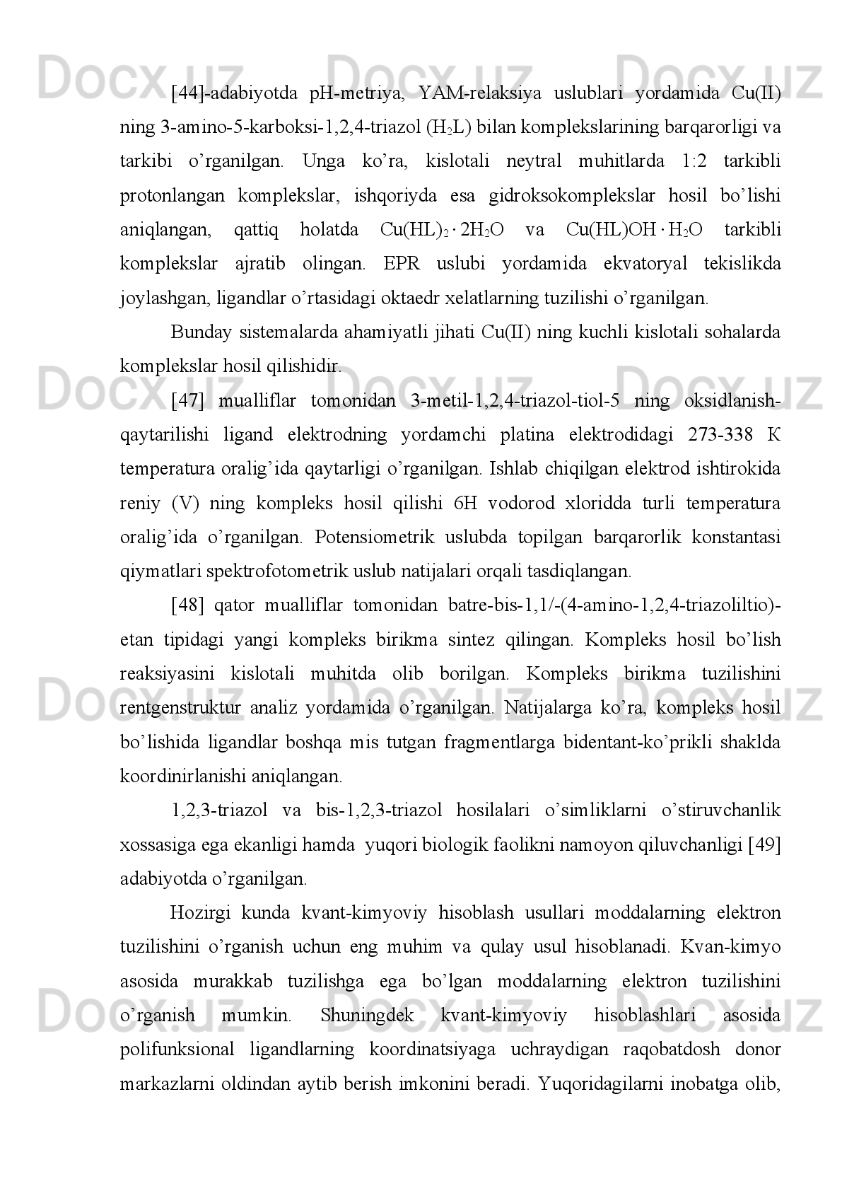 Hozirgi   vaqtda   KO H- DMSO   yuqori   asosli   katalitik   sistema   vinillash
reaksiyalarida   universal   sistema   bo’lib   hisoblanadi.   Bu   sistema   yordamida
xolesterinni   ham   oddiy   sharoitlarda   vinillash   reaksiyasi   o’tkazilgan   va   steroid
qatoridagi yangi birikmalar sintezi uchun yuqori faollikka ega bo’lgan intermediat
va   monomer-optik   faol   suyuqkristal   xossali   vinil   efiri   olingan.   Ushbu   katalitik
sistema   asosida   pregnenolon   va   a tsetilendan   o’zida   ketoguruh   va   barcha
assimmetrik   markazlarni   konfiguratsiyasini   saqlagan   vinil   efir   sintez   qilindi.   Bu
jarayon-gidroksiketonni to’g’ridan –to’g’ri vinillash uchun ilk namuna hisoblanadi.
Birinchi   marta   pirrollarni   metil a tsetilen-allen   aralashmasi   bilan   KO H -
DMSO sistemasida nisbatan qulayroq sharoitlarda vinillash reaksiyasi olib borildi.
Bunda ancha yuqori unum bilan N-izopropenilpirrollar sintez qilindi.