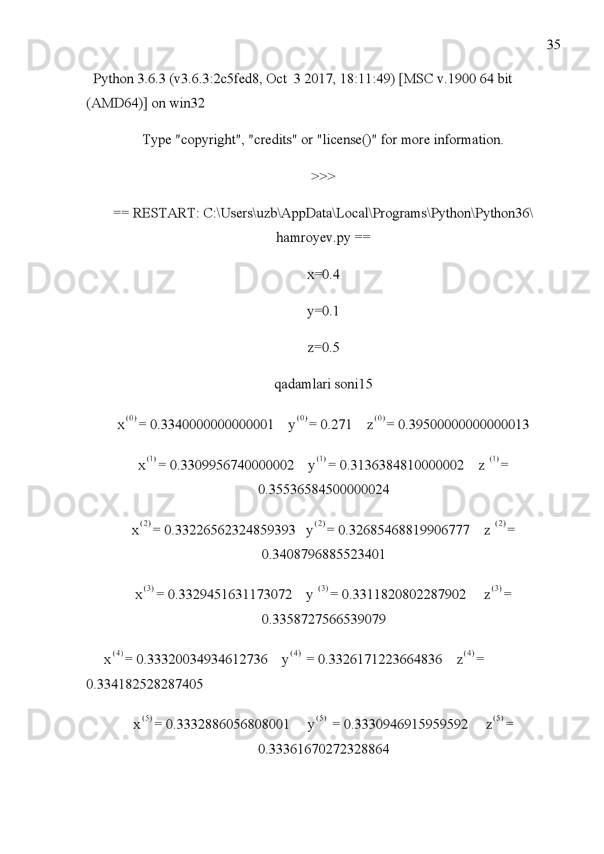 29
=0        
=0
Endi o’zgaruvchi keritamiz ya’ni  =x belgilash keritamiz 
x - x+ =0 bu kubik tenglamani yechamiz ya’ni   x= keritamiz
ga ko’ra 
    =y     bu kvadrat tenglamani yechamiz
sungra qiymatini quyamiz  =8 teng  8 =-     =-8
Demak tenglamani birinchi yechimi 
11-9 =-16    =3      =19/9   demak giperbolik tipdagi qo’zag’almas nuqta ekan
Yani grafigi quyidagicha  ko’rinishda bo’ladi
Endi Invariant hollarni o’rganamiz  