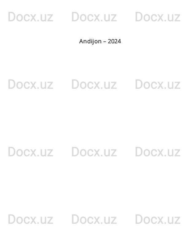 Andijon – 2024 