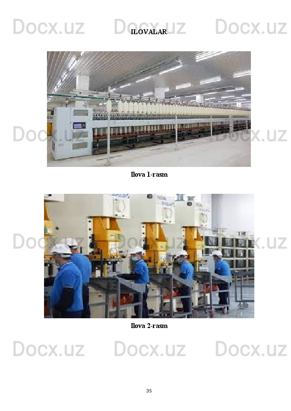 ILOVALAR
Ilova 1-rasm
Ilova 2-rasm
35 