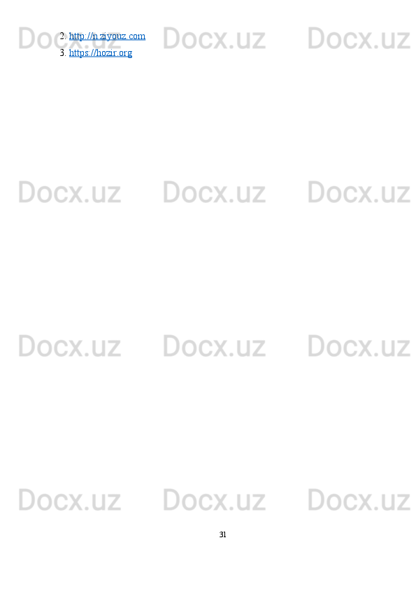 2.  http://n.ziyouz.com
3.  https://hozir.org
31 