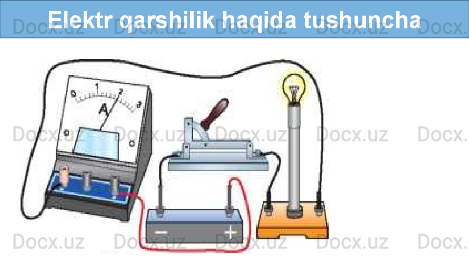 Elektr qarshilik haqida tushuncha 