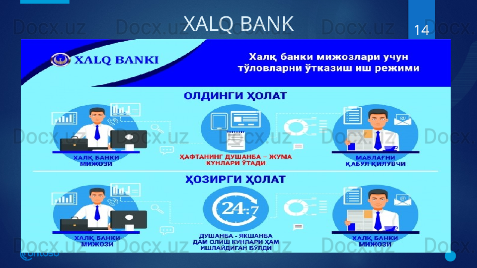 XALQ BANK
14      