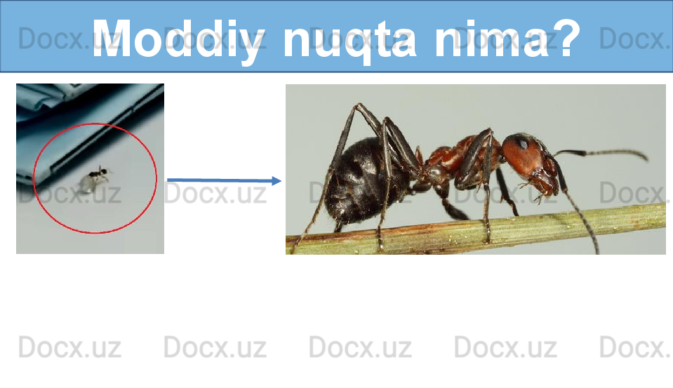 Moddiy nuqta nima? 