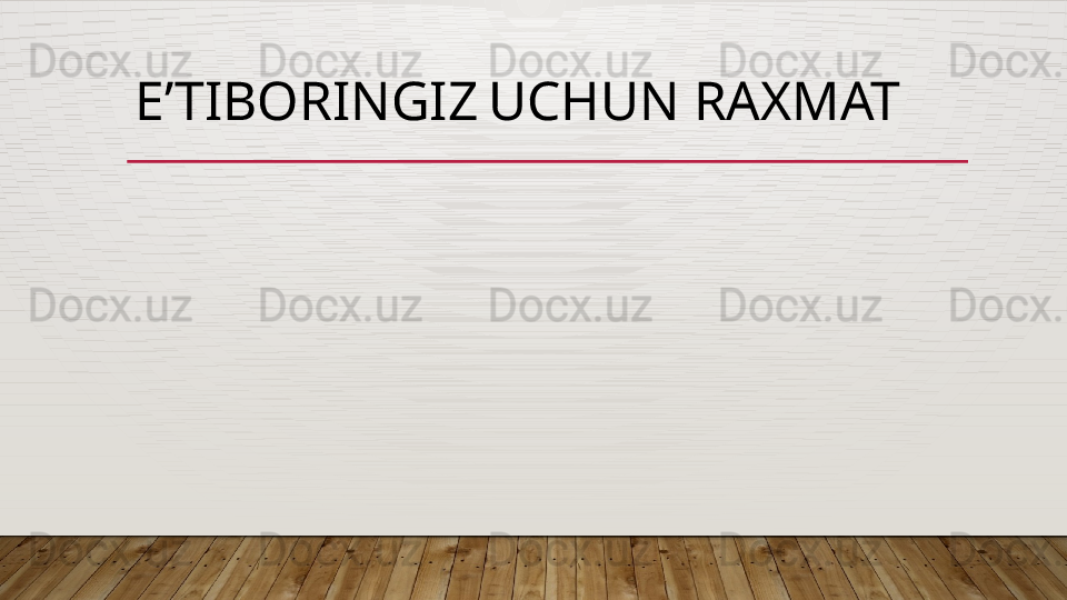 E’TIBORINGIZ   UCHUN RAXMAT  